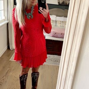 hello molly red dress